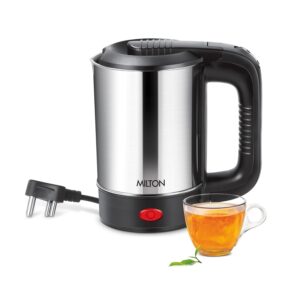MILTON Stainless Steel Euroline Electric Travel Kettle With Handle